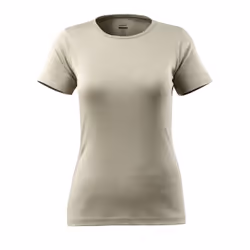 MASCOT 51583-967-55-S, T-shirt, Woman, S, 55 - Light Khaki, 82 cm, Cotton