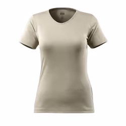 MASCOT 51584-967-55-XL, T-shirt, Woman, XL, 55 - Light Khaki, 104 cm, Cotton