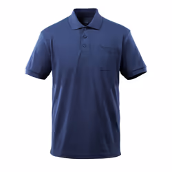 MASCOT 51586-968-01-XL, T-shirt, Man, Navy, XL, 112 cm, Cotton, Polyester