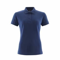 MASCOT 51588-969-01-XS, T-shirt, Woman, Navy, XS, 76 cm, Cotton, Elastane