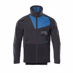 MASCOT 17101-311-0944-XL, Jacket, Any gender, XL, 0944 - Black/Dark Petroleum, 112 cm, Elastane, Polyamide