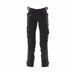 MASCOT 17079-311-09-90C62, Pants, Any gender, Black, 90C62, 1180 mm, 90 cm