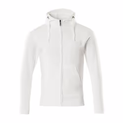 MASCOT 51590-970-06-L, Hoody, Man, White, L, 104 cm, Cotton, Polyester