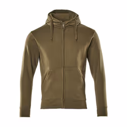 MASCOT 51590-970-33-XL, Hoody, Man, XL, 33 - Moss Green, 112 cm, Cotton, Polyester