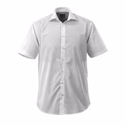 MASCOT 50632-984-06-49-50, Shirt, Man, White, 49-50, 50 cm, Cotton, Polyester