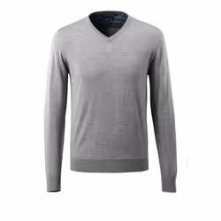 MASCOT 50635-989-08-2XL, Jumper, Man, 2XL, 08 - Grey-Flecked, 116 cm, Acrylic, Wool