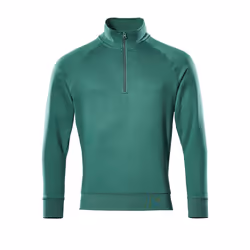 MASCOT 50611-971-03-M, Sweatshirt, Man, Green, M, 100 cm, Cotton, Polyester