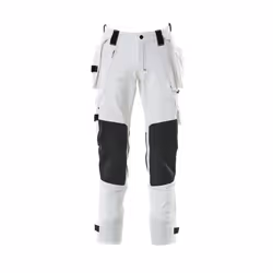 MASCOT 17031-311-06-90C62, Pants, Any gender, White, 90C62, 1180 mm, 90 cm