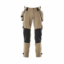 MASCOT 17031-311-55-82C60, Pants, Any gender, 82C60, 55 - Light Khaki, 1130 mm, 82 cm