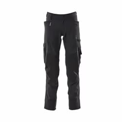 MASCOT 17179-311-09-90C56, Pants, Man, Black, 90C56, 1030 mm, 90 cm