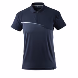MASCOT 17283-945-010-XS, T-shirt, Any gender, XS, 010 - Dark Navy, 88 cm, Elastane, Polyester