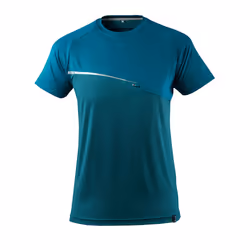 MASCOT 17782-945-44-M, T-shirt, Any gender, M, 44 - Dark Petroleum, 100 cm, Elastane, Polyester