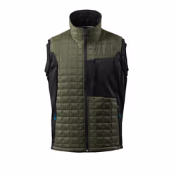 MASCOT 17165-318-3309-S, Vest, Any gender, S, 3309 - Moss Green/Black, 92 cm, Polyester