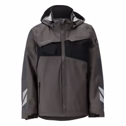 MASCOT 18035-249-1809-4XL, Jacket, Man, 4XL, 1809 - Dark Anthracite/Black, 132 cm, Polyester