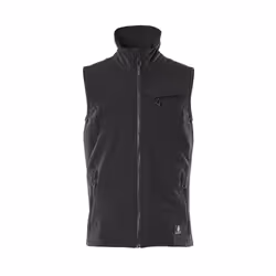 MASCOT 18365-511-09-XS, Vest, Man, Black, XS, 88 cm, Elastolefin, Polyester