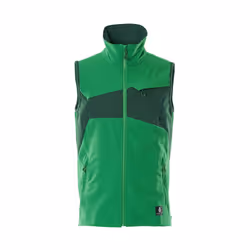 MASCOT 18365-511-33303-L, Vest, Man, L, 33303 - Grass Green/Green, 104 cm, Elastolefin, Polyester
