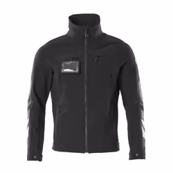 MASCOT 18101-511-09-2XL, Jacket, Man, Black, 2XL, 116 cm, Elastolefin, Polyester