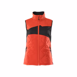 MASCOT 18075-318-20209-L, Vest, Woman, L, 20209 - Traffic Red/Black, 96 cm, Polyester