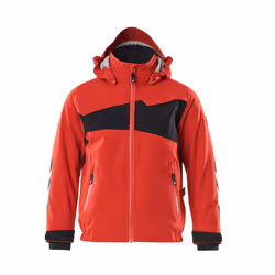 MASCOT 18935-249-20209-164, Jacket, 20209 - Traffic Red/Black, 80 cm, Polyester, 185 g/m², 100% polyester