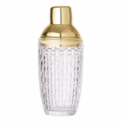 Bloomingville 32114522, 0.385 L, Glass, Stainless steel, Gold, Transparent, 8.5 cm, 220 mm