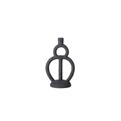 Candlestick Black Polyresin