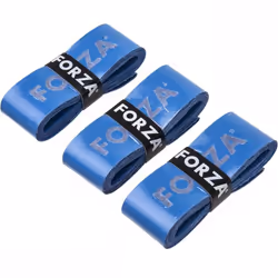 Forza Super Grip Badminton Racket Anti Slip Absorbent Tennis Replacement Tape - 3 Pcs, Blue