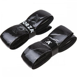 Forza Soft Racket Grip Anti Slip Absorbent Badminton Pickleball Tennis Tape - 2 Pcs, Black