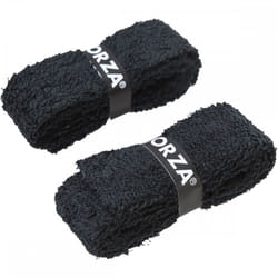 Forza Badminton Grip Hand Gel Towel Sports Racket Handle Anti-slip 2pcs Overgrip - 2 Pcs, Black