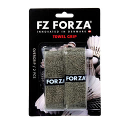Forza Badminton Grip Hand Gel Towel Sports Racket Handle Anti-slip 2pcs Overgrip - 2 Pcs, Grey