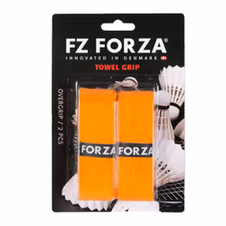Forza Badminton Grip Hand Gel Towel Sports Racket Handle Anti-slip 2pcs Overgrip - 2 Pcs, Orange