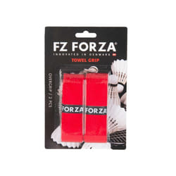 Forza Badminton Grip Hand Gel Towel Sports Racket Handle Anti-slip 2pcs Overgrip - 2 Pcs, Red