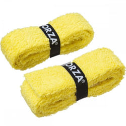 Forza Badminton Grip Hand Gel Towel Sports Racket Handle Anti-slip 2pcs Overgrip - 2 Pcs, Yellow