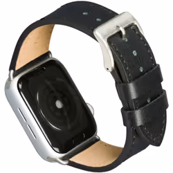 dbramante1928 Copenhagen - Watch Strap 44mm - Black/Silver