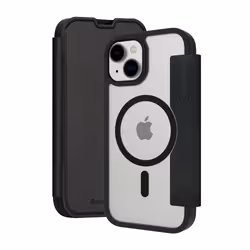 dbramante1928 Helsinki MagSafe - iPhone 14/13 - Black/Clear, Folio, Apple, iPhone 14, 15.5 cm (6.1"), Black, Transparent