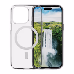 dbramante1928 Iceland Ultra D3O MagSafe - iPhone 15 ProM -Clear, Cover, Apple, iPhone 15 ProM, Transparent, White