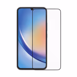 dbramante1928 eco-shield - Galaxy A34 - Black Edge, Samsung, Galaxy A34, Anti-bacterial, Transparent, 1 pc(s)