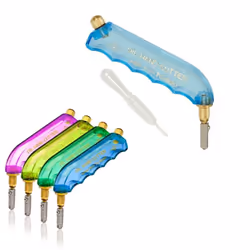 Toyo Glass Cutter Narrow Pattern Head Pistol Grip TC-600 Rainbow Self Oil