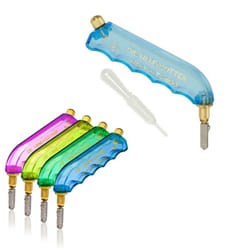 Toyo Glass Cutter Narrow Pattern Head Pistol Grip TC-600 Rainbow Self Oil