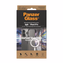 PanzerGlass ® ClearCase MagSafe Compatible iPhone 14 Pro | Black