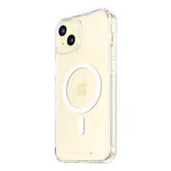 PanzerGlass ® HardCase Transparent w. White MagSafe & D3O® iPhone 15 Plus
