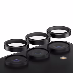 PanzerGlass ® Hoops® Black Camera Lens Protector Samsung Galaxy S24+, Samsung, Samsung - Galaxy S24 Plus, Dry application, Sc ...
