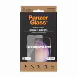 PanzerGlass ® Screen Protector Samsung Galaxy S23+ | Ultra-Wide Fit w. EasyAligner