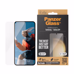 PanzerGlass ® Screen Protector Samsung Galaxy S24 | Ultra-Wide Fit w. EasyAligner