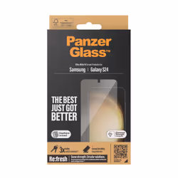PanzerGlass ® Screen Protector Samsung Galaxy S24 | Ultra-Wide Fit w. EasyAligner