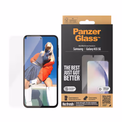 PanzerGlass ® Screen Protector Samsung Galaxy A55 5G | Ultra-Wide Fit w. EasyAligner