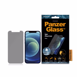 PanzerGlass ® Privacy Screen Protector iPhone 12 Mini | Standard Fit, Apple, Apple - iPhone 12 Mini, Dry application, Scratch ...