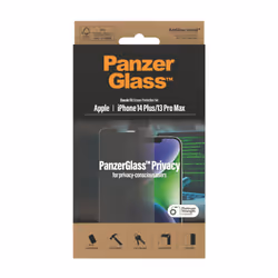 PanzerGlass ® Privacy Screen Protector Apple iPhone 14 Plus |13 Pro Max| Classic Fit