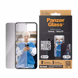 PanzerGlass ® Privacy Screen Protector Samsung Galaxy S24 | Ultra-Wide Fit w. EasyAligner