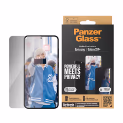 PanzerGlass ® Privacy Screen Protector Samsung Galaxy S24+ | Ultra-Wide Fit w. EasyAligner