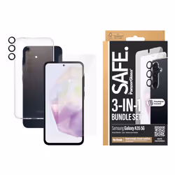 PanzerGlass SAFE. by ® 3-in-1 Protection Pack Samsung Galaxy A35 5G